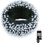 Extra Long 264Ft 800 LED Christmas Lights with Timer, Green Wire Fairy Starry String Lights Plug in, 8 Modes and Memory, forIndoor Outdoor Xmas Tree Wedding Party Decoration,Cool White