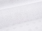Cotton Paradise 100% Cotton Non Slip Bath Mats for Bathroom, 20x34 inch Soft Absorbent Quick Dry Machine Washable Floor Bath Mat, White Bath Rug