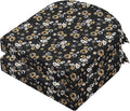 idee-home Outdoor Chair Cushions Set of 2, Thick 19" x 19" x 3" Outdoor Seat Cushions Patio Furniture Waterproof with Ties, Dining Pads