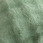 MANDIOO Pack of 2 Thick Plush Wool Decorative Throw Pillow Covers Super Soft Wave Bubble Fur Velvet Cushion Covers Pillow Shams for Couch Bed Living Room 22x22 Inch Sage Green
