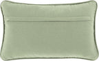 Boho Living Jada Decorative Throw, Includes Accent, Premium Woven Design, Living Room Décor, (1) 12" x 20" Pillow Cover with Insert, Sage Green