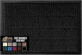 GORILLA GRIP Dirt Grabber Mesh Doormat, Low-Profile, Stain and Fade Resistant Heavy Duty Quick Dry Striped Doormats, Mats for Indoor or Outdoor Entry, Shoe Scraper, Garage Entrance Mat, 35x23, Black