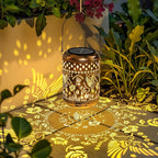Hummingbird Gifts for Women Mom Solar Lanterns Outdoor Decor Metal Hanging Solar Lights Outside Decoration for Garden Yard Patio Porch