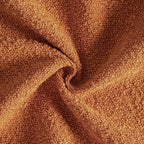 MIULEE 18x18 Inch Decorative Pillow Covers for Couch Bed Set of 2 Textured Boucle Neutral Winter Throw Pillows Orange Accent Solid Cushion Pillowcases Sofa Livingroom Home Decor