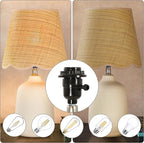 Pia Ricco 19" Modern Ceramic Table Lamp for Living Room Cream Base Desk Lamps for Bedroom Farmhouse Bedside Nightstand Lamp End Table Lamps,Beige,Rattan Shade