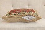 Charlotte Home Furnishings Tapestry Pillow Covers, Tree of Life Cushion Covers for Couch, Living Room 18x18 in, European Cotton Jacquard Woven for Cozy Bedroom Decor