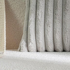 DEELAND Pack of 2,Double-Sided Faux Fur Plush Decorative Throw Pillow Covers Fuzzy Striped Soft Pillowcase Cushion Covers for Sofa Couch Bedroom Lightgrey 18x18 inch