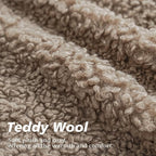 Foindtower 2 Pieces 20x20 Inch Khaki, Faux Fur Throw Pillow Cover Accent Sherpa Pillow Fuzzy Soft Pillowcases Sheepskin Decorative Fleece Cushion Case for Bed Couch Living Room