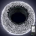 1500 LED 502ft Outdoor Christmas Lights Super Long String Lights 8 Modes Timer Memory, Outsite Waterproof Dark Green Wire Fairy Light Strings for Xmas Tree Wedding Holiday Party Decorations Cool White