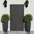 QCQHDU 21 inch Tall Planters for Outdoor & Indoor Plants, 2 Pack Sturdy Plant-Flower-Tree Pots for Front Porch Patio Deck Living Room Decor