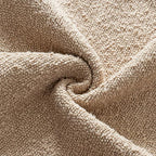 MIULEE Textured Boucle Throw Pillow Cover Khaki Accent Solid Lumbar Pillow Case Decorative Soft Pack of 1 Couch Cushion Chair Sofa Bedroom Livingroom Home Decor,36x14 Inch