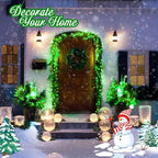 JMEXSUSS 500 LED Green Christmas String Lights Indoor Outdoor, 8 Modes 163 FT Green Halloween Lights Plug-in Clear Wire, Remote Control Christmas Tree Light for Tree Party Halloween