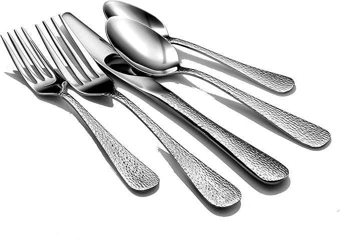 Liberty Tabletop Providence 20 Piece Flatware Set service for 4 stainless steel Silverware 18/10 Made in USA