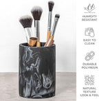 ZCCZ Bathroom Accessories Set, 4-Piece Marble Pattern with Soap Dispenser, Toothbrush Holder, Tumbler, and Soap Dish for Modern Bath Décor, Elegant and Durable Design for Home or Office Bathrooms