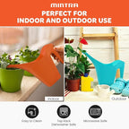 Mintra 1/2 Gallon Plant Watering Can, Indoor Outdoor Water Can for Plants, Long Spout Plastic Water Pitcher for Watering Flower Succulent, Durable and Lightweight, 2L/68 oz, 1 Pack, Orange