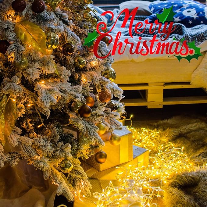 66Ft 200 LED String Lights Battery Operated, 12 Modes Christmas String Lights with Remote Timer Fairy Twinkle Lights for Indoor Outdoor Wedding Party Tree Decor(Multicolor)