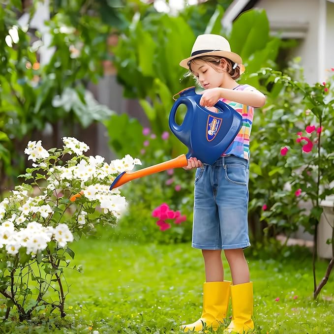 WKW1850T 1.32 Gallon Watering Can for Indoor & Outdoor, Watering Cans with Detachable Nozzle, Long Spout Watering Can for Indoor Plants Garden Flowers, 5L/170OZ