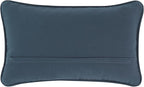 Boho Living Jada Decorative Throw, Includes Accent, Premium Woven Design, Living Room Décor, (1) 12" x 20" Pillow Cover with Insert, Indigo