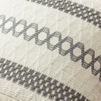 MIULEE Set of 2 Gray Boho Decorative Pillow Covers 18x18 Inch Farmhouse Rustic Couch Throw Pillows Modern Spring Cotton Cushion Covers Retro Cute Macrame Woven Home Decor for Bed Sofa Chair