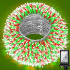 470ft Outdoor Christmas Lights, 1500 LED Super Long String Lights 12 Modes & Timer Memory,Dimmable Outsite Waterproof Light Strings for Xmas Tree Garden Wedding Party Holiday Decorations Red &Green