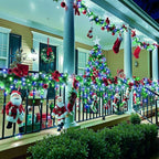 66FT 200 LED Christmas Lights Outdoor, Plug in Christmas String Lights Indoor, Waterproof & 8 Modes & Timer Function, Connectable Fairy Twinkle Light for Bedroom Patio Garden Xmas Decor, Blue Green