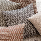 Foindtower Set of 2 Decorative Vintage Floral Print Throw Pillow Covers Neutral Modern Farmhouse Cushion Covers Boho Home Decor for Sofa Couch Chair Bedroom Living Room,24×24 Inch,Rustic Gray