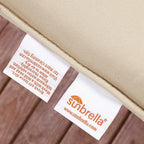 Sorra Home Sunbrella Indoor/Outdoor XL Corded Pillows, 24" x 24", Gateway Mist
