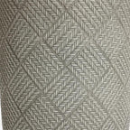 LuxenHome 22" H Concrete Tall Planters, Large Outdoor Indoor Decorative Plant Pots with Drainage Holes and Rubber Plug, Modern Gray Glen Pattern Round Flower Pot Planters for Home Garden Patio Porch