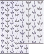 Modern Threads Organic Vines 6-Piece 100% Cotton Towel Set – Yarn Dyed Jacquard & Solid – Includes 2 Bath Towels, 2 Hand Towels, 2 Washcloths – Absorbent, Quick Dry, Soft & Durable – Lavender