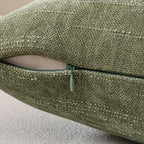 MIULEE Pack of 2 Decorative Throw Pillow Covers Soft Chenille Throw Pillows Solid Textured Cushion Covers for Spring Couch Sofa Bedroom Living Room 20x20 Inch, Sage Geen
