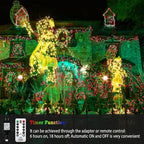 KNONEW 403ft 1000 LED Christmas String Lights Outdoor 8 Modes & Timer Fairy Light Plug in Waterproof Outside Lights for Xmas Yard Tree Wedding Party Holiday Decorations (Red and Green)