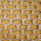 Boho Living Jada Premium Woven Design, Living Room Décor, Decorative Throw, (2) 20" x 20" Pillow Covers, Mustard Yellow 2 Count