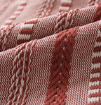 Boho Throw Pillow Covers 20x20 Inch Set of 2, Farmhouse Decorative Couch Pillow Cases, Rust Accent Pillows of Bed, Sofa Bedroom Living Room Home Decor Cushion Cover