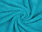 American Soft Linen Luxury 6 Piece Towel Set, 2 Bath Towels 2 Hand Towel 2 Washcloths, 600 GSM 100% Cotton Turkish Towels for Bathroom, Aqua Blue Towel Sets