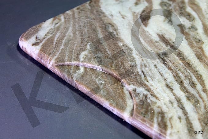 Marble Chopping Board Cutting Board Cheese Board Cheese Platter Kitchen Appliance Wine Serve-ware Birthday Anniversary Corporate Gift (9" x 12" - Beige)