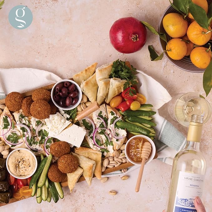 Charcuterie Boards Set - Acacia Cheese Board for Serving with Accessories - House Warming Gifts for New Home, Bridal Shower & Wedding Gift, Birthday Gifts for Women