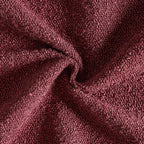 MIULEE 18x18 Inch Christmas Decorative Pillow Covers for Couch Bed Set of 2 Textured Boucle Neutral Winter Throw Pillows Burgundy Accent Solid Cushion Pillowcases Sofa Livingroom Home Decor