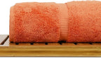 Luxury Hotel & Spa Collection Highly Absorbent, Quick Dry 100% Turkish Cotton 700 GSM, Eco Friendly Towel, for Bathroom Dobby Border Soft Bath Towel Set 27 X 54 (Coral, Bath Towels - Set of 2)