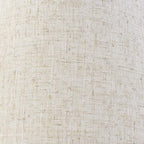 GO&SO 2Pc Beige Lamp Shade, 5.5'' Top x 10'' Bottom x 7.2'' Height, Small Barrel Lampshade for Table Lamp & Floor Light, Handcrafted Natural Linen, Spider Fitting