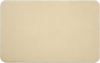American Soft Linen 21x32 Fluffy Foamed Slip Reducer Bath Rug, Machine Washable Area Bath Mat Rugs for Bathroom, Beige