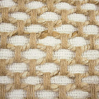 Boho Living Jada Premium Woven Design, Decorative Throw, Living Room Décor, (1) 12" x 20" Pillow Cover, White