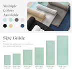 Madison Park Splendor Reversible 100% Cotton Tufted Bathroom Rug-3000 GSM Hotel Quality Luxurious Plush Medium Pile Bath Mat Absorbent, Quick Dry, Shower Room Décor, 17x24 Green