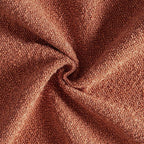 MIULEE 20x20 Inch Decorative Pillow Covers for Couch Bed Set of 2 Textured Boucle Neutral Winter Throw Pillows Burnt Orange Accent Solid Cushion Pillowcases Sofa Livingroom Home Decor