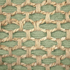 Boho Living Jada Premium Woven Design, Decorative Throw, Living Room Décor, (1) 12" x 20" Pillow Cover, Sage Green