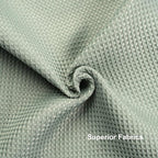 AmazerBath Waffle Shower Curtain, Sage Green Fabric, Long With Waffle Weave Heavy Duty Hotel Quality for Bathroom, 72 x 78 Inches