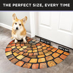ubdyo Unique Design Door mat - Low Pile Front Doormat Outside Entrance for Efficient Dirt Trapping - All Weather Front Door Mat Indoor Entrance - Anti Slip Welcome Matt Outdoor - (36" x 24", Red)