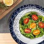Bzyoo 12-Piece Melamine Dinnerware Set - Spidy | Lightweight, Durable, BPA-Free | Dishwasher Safe Dish Set for Indoor & Outdoor Use - Perfect for Camping, BBQs