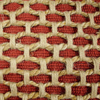 Boho Living Jada Premium Woven Design, Living Room Décor, Decorative Throw, (2) 20" x 20" Pillow Covers with Insert, Rust 2 Count