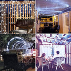 Joomer Battery String Lights, 2PACK Total 32FT 100 LED Battery Operated String Light, Twinkle Fairy Lights with Timer for Indoor Decor- Batteries Not Included (White)