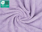 American Soft Linen Luxury Washcloths for Bathroom, 600 GSM 100% Cotton 4 Piece Turkish Wash Cloth Set, 13x13 in Soft Rags for Body and Face, Lilac Washcloths